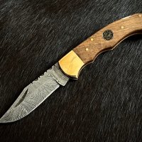 Сгъваем колекционерски ловен нож. , снимка 1 - Ножове - 39454376