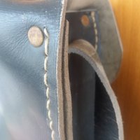 Антикварна кожена чанта, снимка 6 - Антикварни и старинни предмети - 36686894