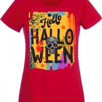Дамска тениска Halloween 09,Halloween,Хелоуин,Празник,Забавление,Изненада,Обичаи,, снимка 3 - Тениски - 38146613