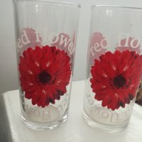 6 бр. стъклени чаши за сок, снимка 1 - Сервизи - 40624905