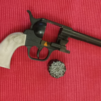 Стара играчка пистолет с капси, Италия. , снимка 13 - Колекции - 44509844