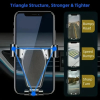 Универсална гравитационна стойка за телефон, снимка 5 - Аксесоари и консумативи - 44634331
