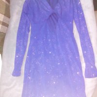 Дамска рокля лукс ,кралско синьо, на фирма Topshop   18 , снимка 2 - Рокли - 29455486