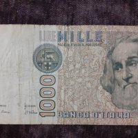 1000 лири Италия , снимка 2 - Нумизматика и бонистика - 29999372