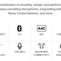 Слушалки CREATIVE ZEN HYBRID 2,SXFI, Super X-Fi, ANC, Черен/12 м. г., снимка 4 - Слушалки и портативни колонки - 44506527