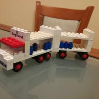 Много стар Конструктор Лего - LEGO Food & Drink 645-2 - Milk Float & Trailer, снимка 1 - Колекции - 42094156