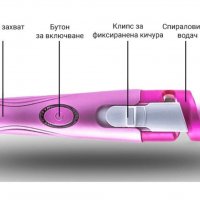 Професионална маша за коса за перфектни къдрици, снимка 2 - Продукти за коса - 38725885