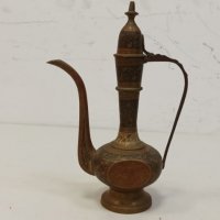 Индийски месингов чайник, снимка 1 - Антикварни и старинни предмети - 32009197
