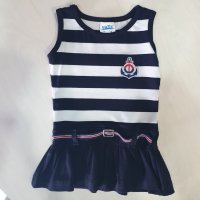 Нова детска моряшка рокличка с коланче от 3 месеца до 6 години, снимка 5 - Детски рокли и поли - 30327248