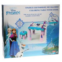 bildo Маса + столче за рисуване Frozen, снимка 1 - Играчки за стая - 34383342