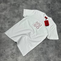 Мъжки тениски Хуго Бос с релефно лого, снимка 1 - Тениски - 44238058