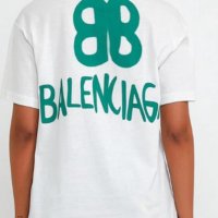 Бяла тениска  Balenciaga  код Br33, снимка 2 - Тениски - 35641695