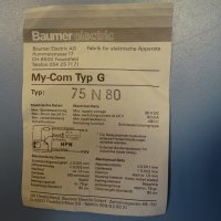 Микроизключвател Baumer Electric MY-COM typ G 75N80 precision switch, снимка 6 - Резервни части за машини - 44602928