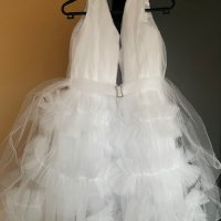 Продавам къса Бяла рокля, снимка 1 - Рокли - 44354726