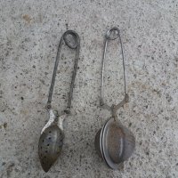 Стара лажица за чай, снимка 1 - Антикварни и старинни предмети - 31035370