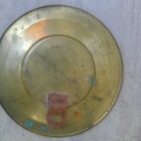 Медна чинийка за стена с Исус, снимка 2 - Други ценни предмети - 37113447