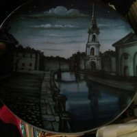Порцеланова съветска чиния сувенир, снимка 1 - Други ценни предмети - 38103639