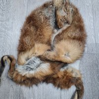 Яка от естествена лисица , снимка 3 - Шалове - 39520424