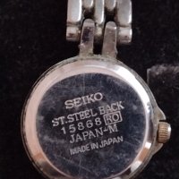 SEIKO QUARTZ MADE IN JAPAN ЕЛЕГАНТЕН ФИН ДАМСКИ ЧАСОВНИК МНОГО КРАСИВ 26818, снимка 8 - Дамски - 38740720