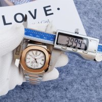 Мъжки часовник Patek Philippe Nautilus Chronograph с автоматичен механизъм, снимка 5 - Мъжки - 40178231