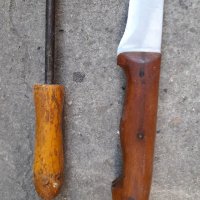Стар нож и масат, снимка 5 - Антикварни и старинни предмети - 39519176