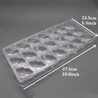 21 бр 3d устни устна уста пластмасова форма Поликарбонатна отливка калъп за Шоколадови бонбони, снимка 3 - Форми - 37071446