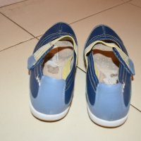 Clarks сини кожени обувки №31, UK 12 F, снимка 6 - Детски обувки - 34453410