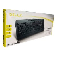 Клавиатура USB мултимедийна - Delux OM-02 Кирилизирана БДС класическа Multimedia Keyboard, снимка 3 - Клавиатури и мишки - 29718229