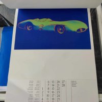 Стар календар Andy Warhol Cars Mercedes Benz 1989, снимка 10 - Колекции - 42633047