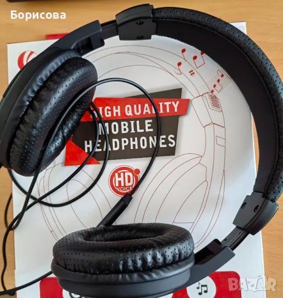 Слушалки с кабел и микрофон, снимка 1