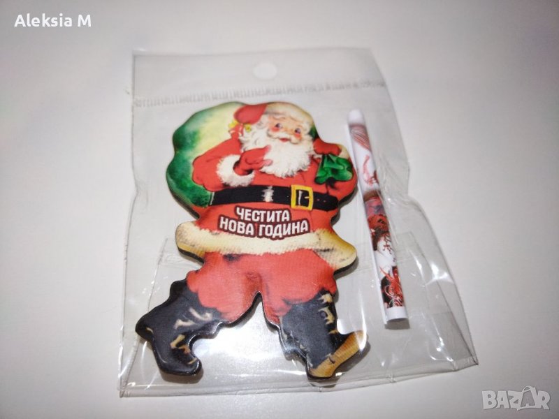 Коледни и новогодишни магнити с късметчета Коледа магнит магнитче чнг подарък, снимка 1