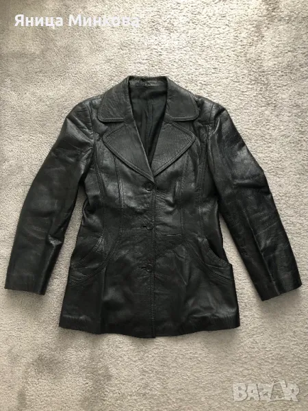 Дамско сако, естествена кожа, снимка 1