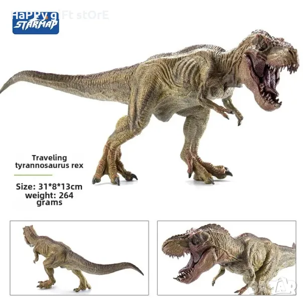 Реалистична фигурка на T-Rex – Завладей праисторията, снимка 1