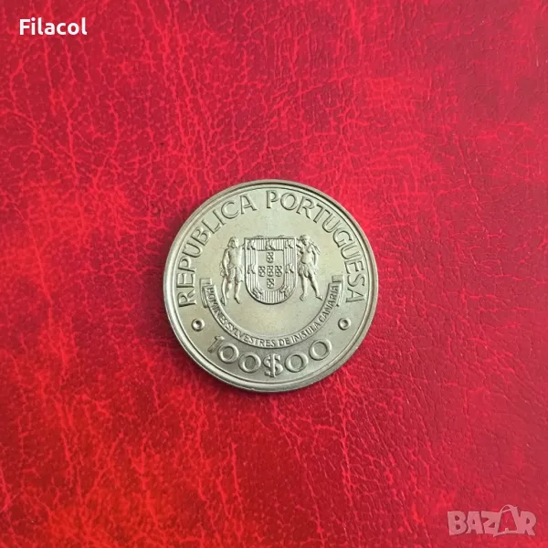 Португалия 100 ескудо 1989 Канарски острови, снимка 1