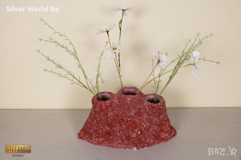 Ваза "Корал" тройна 3, снимка 1