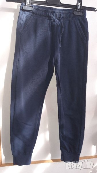 6-7г 122см Долница Панталон Анцунг Waikiki памук тъмно синьо без следи от употреба, снимка 1