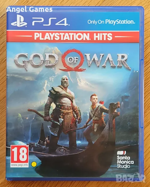 Перфектен диск с игра God of War PS4 Playstation 4 GoW Плейстейшън, снимка 1