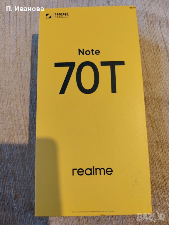Телефон REALME NOTE 70T нов в гаранция до 05/01/2028г., снимка 1