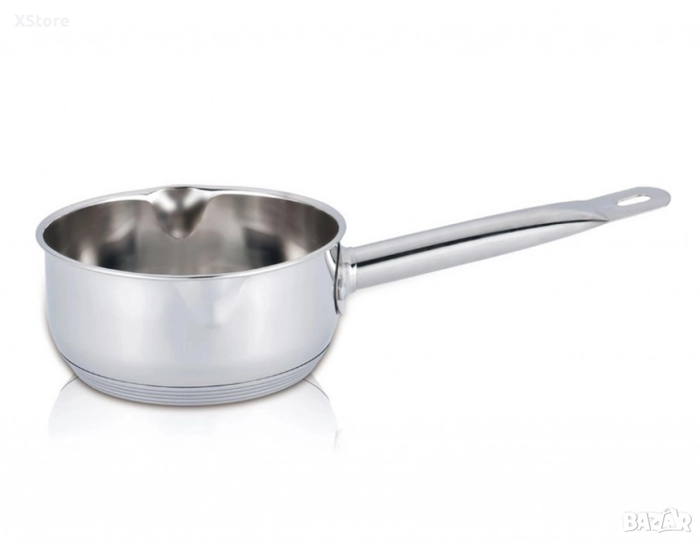 Касерола Voltz ,16 см, 1.4 литра, Инокс, снимка 1