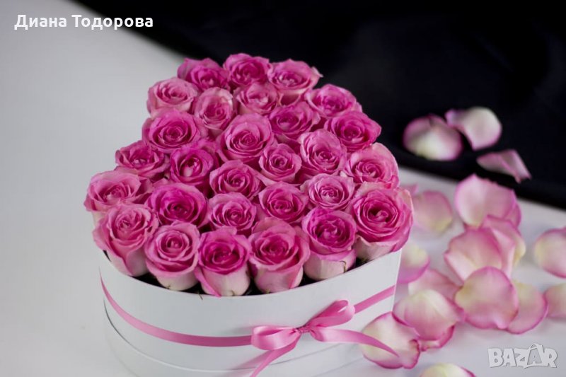 Луксозна кутия – сърце за рози или подаръци-празна, снимка 1