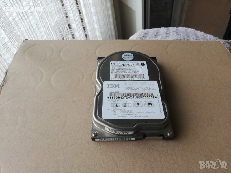 Хард диск IBM Fujitsu MPE3136AH 13,6GB IDE Ultra ATA66, снимка 1