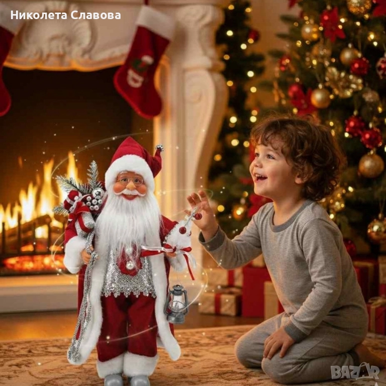 Коледна фигура Дядо Коледа – създай празнично настроение у дома!, снимка 1