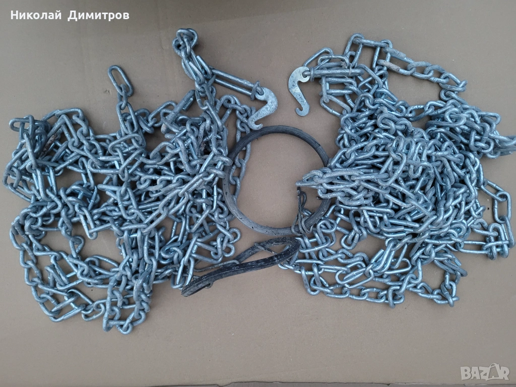 Продавам вериги за сняг за бус, нови, здрави 215/75R17,5, снимка 1