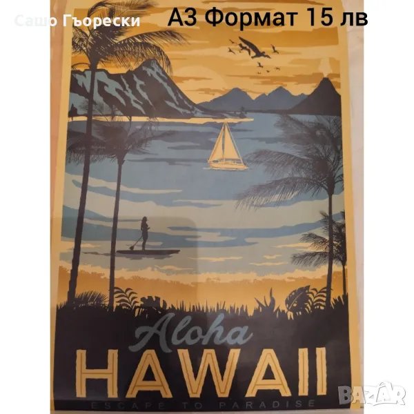 Плакат Хавай , снимка 1