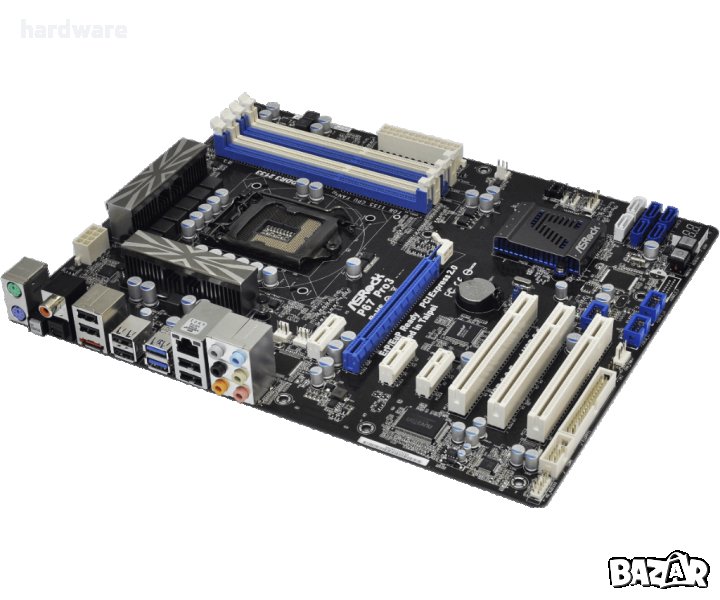 дънна платка motherboard Asrock p67 pro3 socket сокет 1155, снимка 1