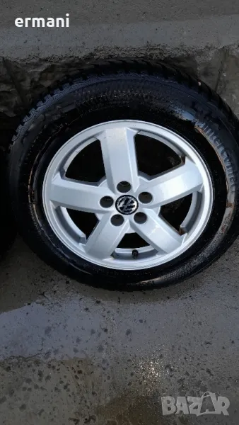 лети джанти от vw 5×100 15/65/195, снимка 1