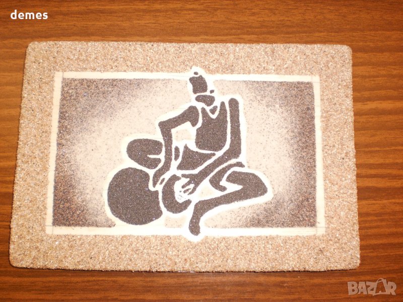 Картина от пясък от Африка-Грънчар, снимка 1