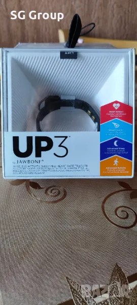 Jawbone UP3 Indigo Twist/Tealh Cross фитнес гривна, снимка 1