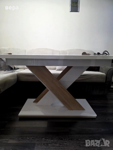 Продавам трапезна разтегателна маса, снимка 1