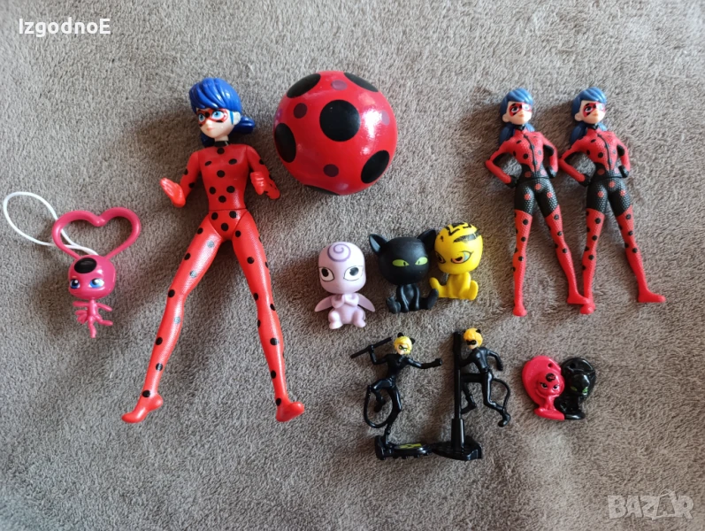 Лот играчки Калинката и черния котарак, снимка 1